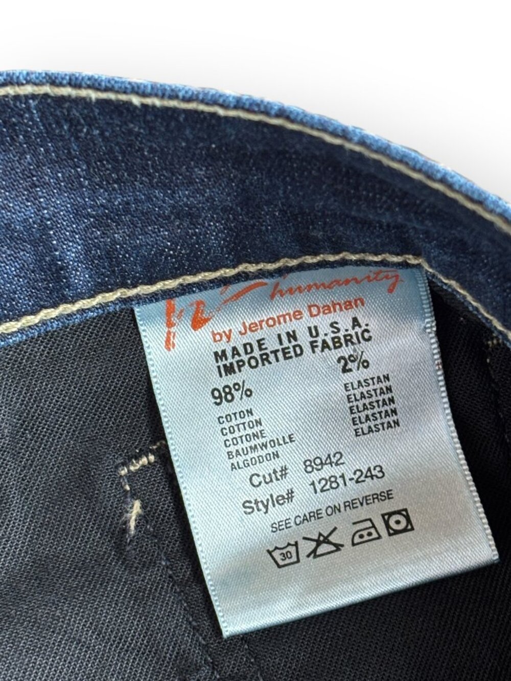 Citizens of Humanity Kelly Low Rise Bootcut Jeans Dark Wash Size 30 - Picture 10 of 14
